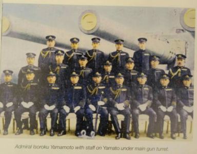 Admiral Yamamoto & Staff aboard Yamato