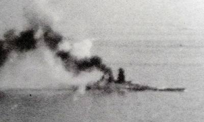 Musashi Under Fierce Bombardment, Sibyan Sea, October 1944