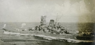Battleship Musashi Underway 1943