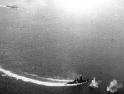 Yamato and Nagato Under Attack, October 1944