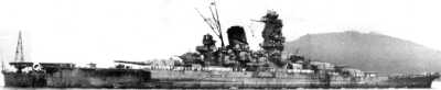 Yamato Entering Truk Harbor, 1943