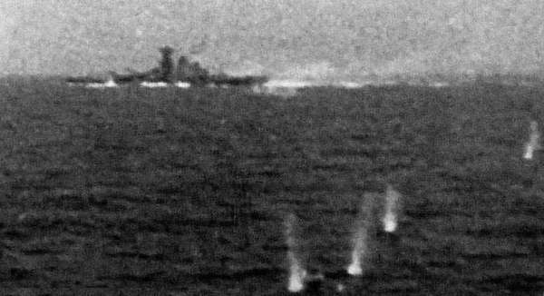 Yamato at Battle of Leyte Gulf, October 1944
