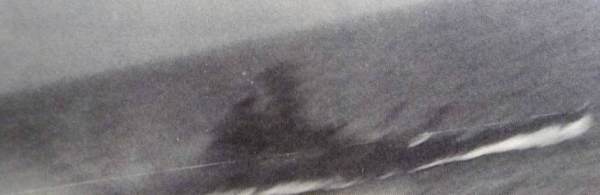 Yamato in action off Samar Island during the Battle of Leyte Gulf, October 1944. 