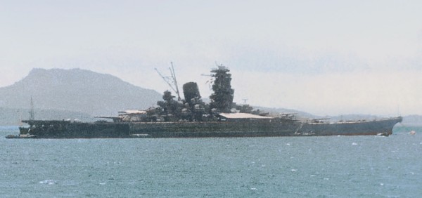 Musashi at BTruk, 1944